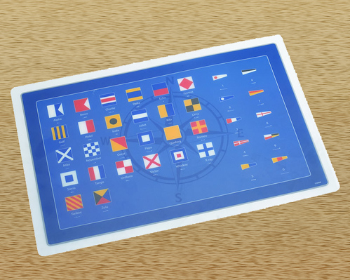 テーブルマット（国際信号旗）