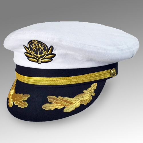 ヨットハット（船長帽・白）