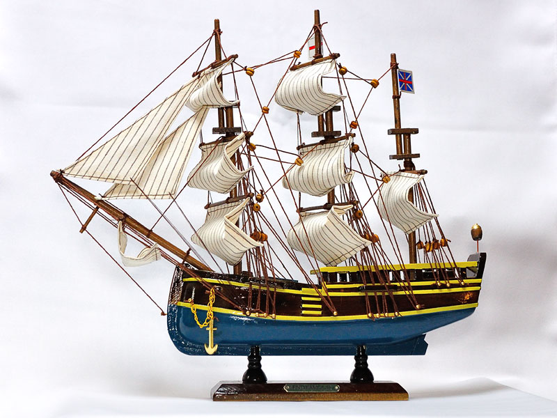 帆船モデルシップ エンデバー （３５ｃｍ） ｜ キャプテン・クックが第 
