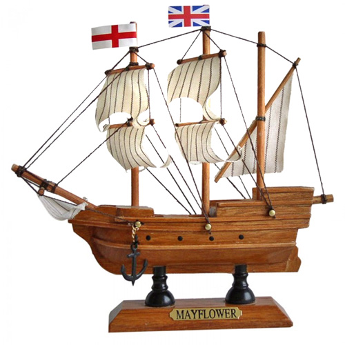 帆船模型　メイフラワー （２０ｃｍ）