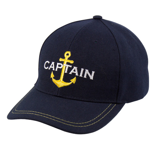 yachtsman cap Captain & Anchor刺繍
