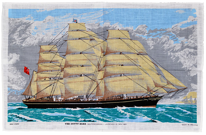ティータオル カティサーク ｜ 1869年11月22日進水の快速帆船 